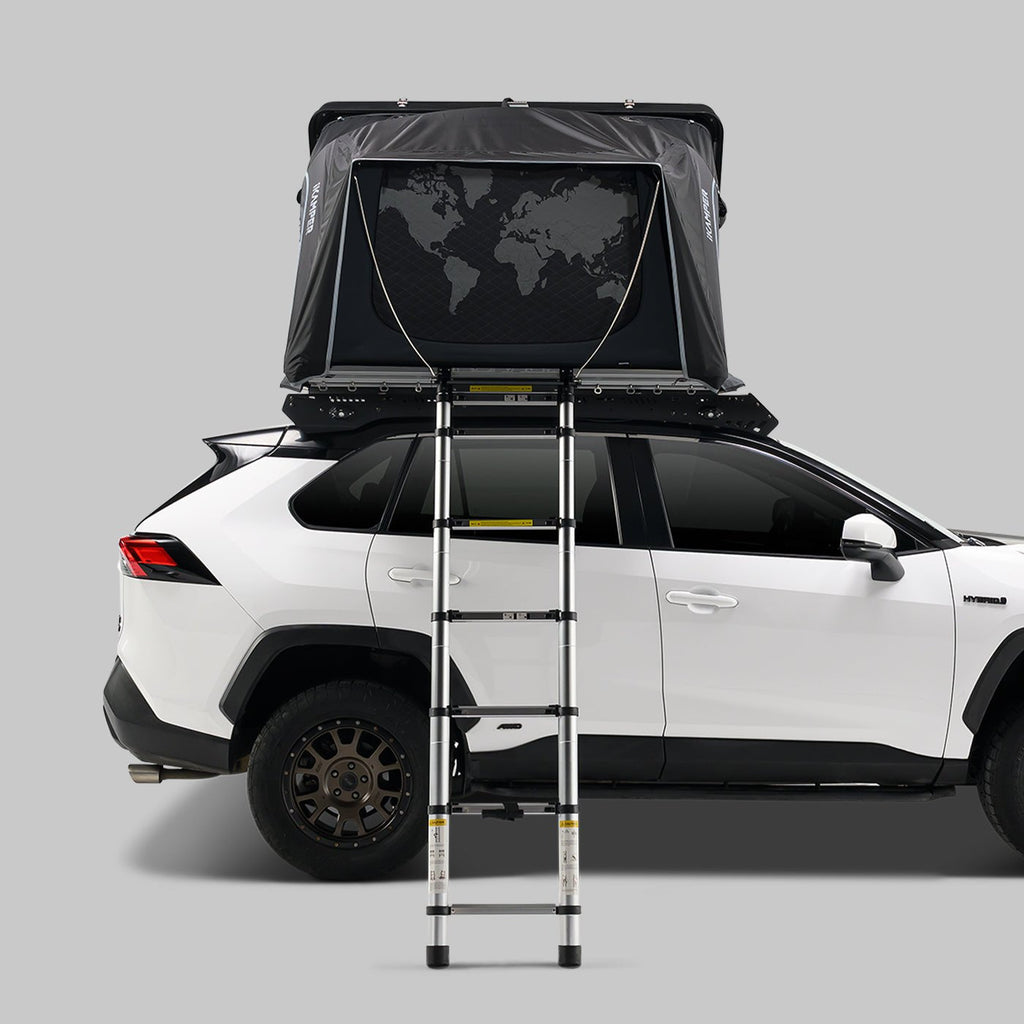 iKamper Skycamp 4.0 Trio rooftop tent closed on vehicle