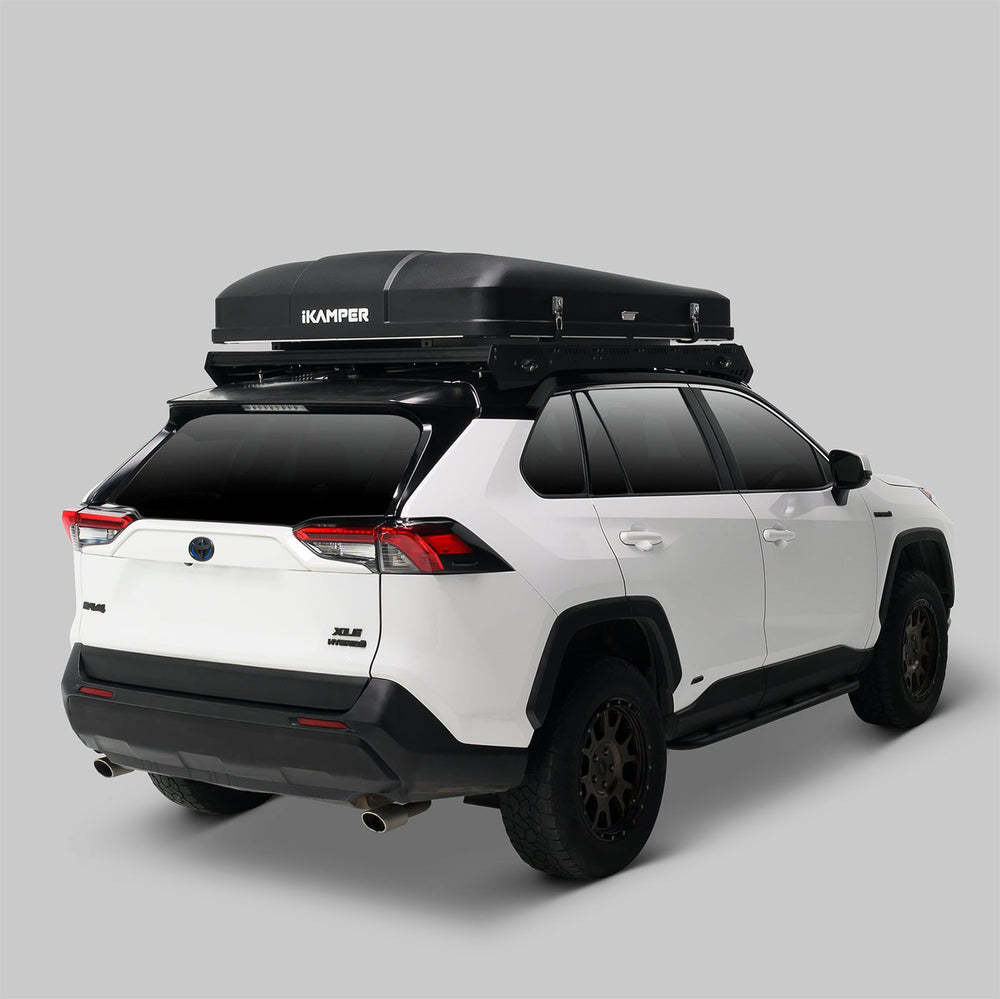 Skycamp 4.0 Trio overland setup with awning and accessories