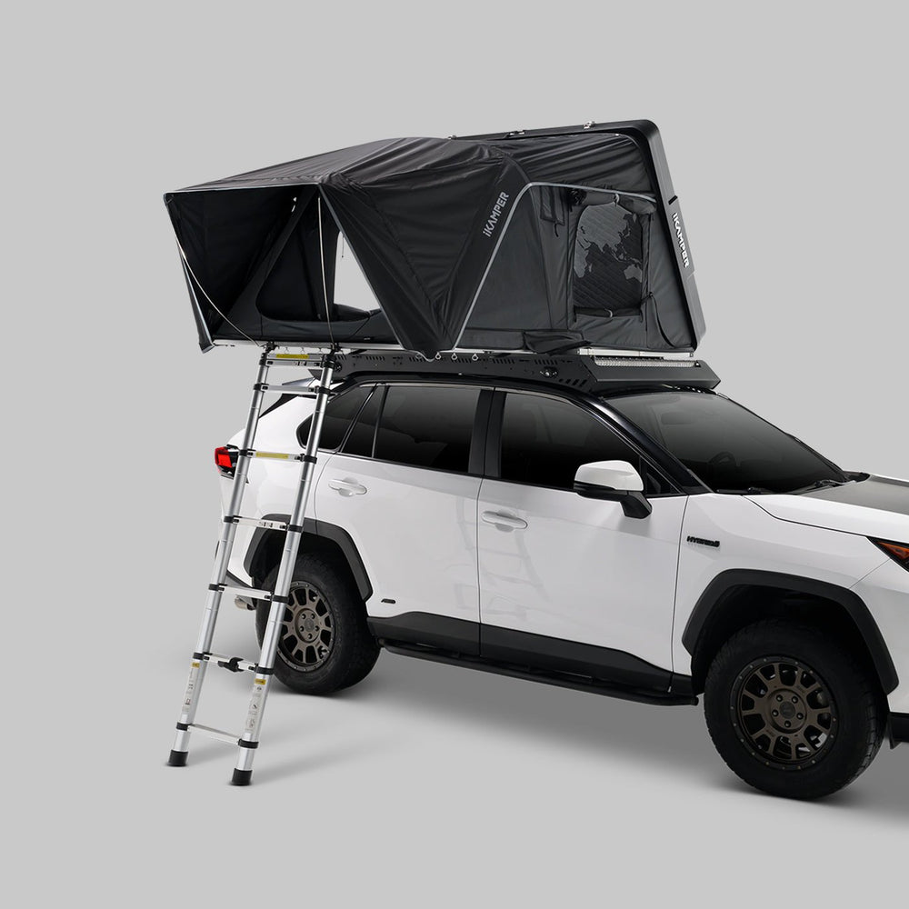 iKamper Skycamp 4.0 Trio side profile mounted on SUV