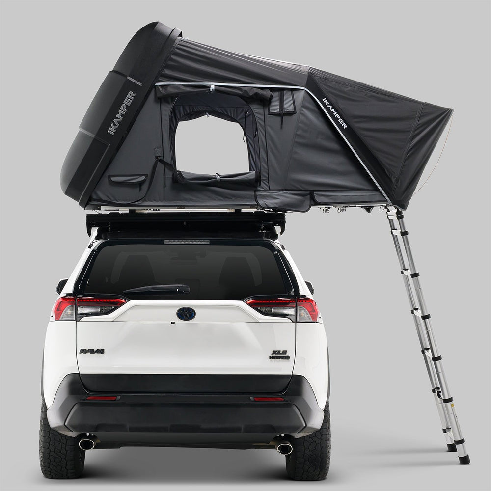 Skycamp 4.0 Trio rooftop tent mounted on full-size truck
