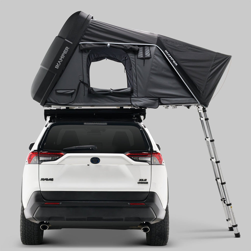 Skycamp 4.0 Trio rooftop tent mounted on full-size truck