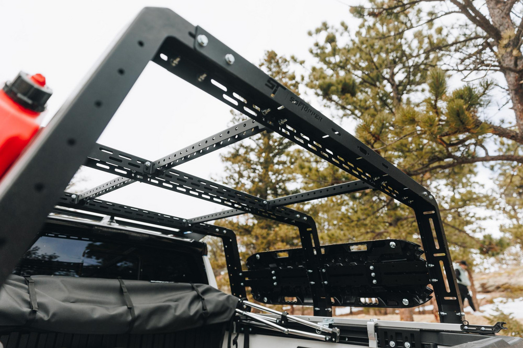 SofTopper Exo Truck Bed Rack Close Up View