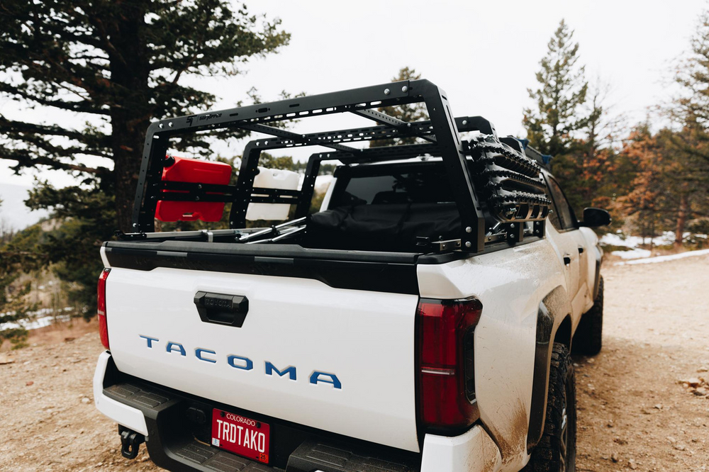 SofTopper Exo Truck Bed Rack Rear View