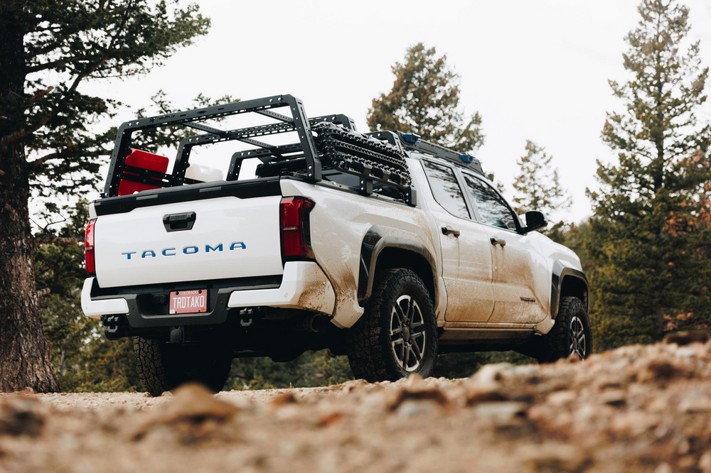 SofTopper Exo Truck Bed Rack With Mounted Accessories