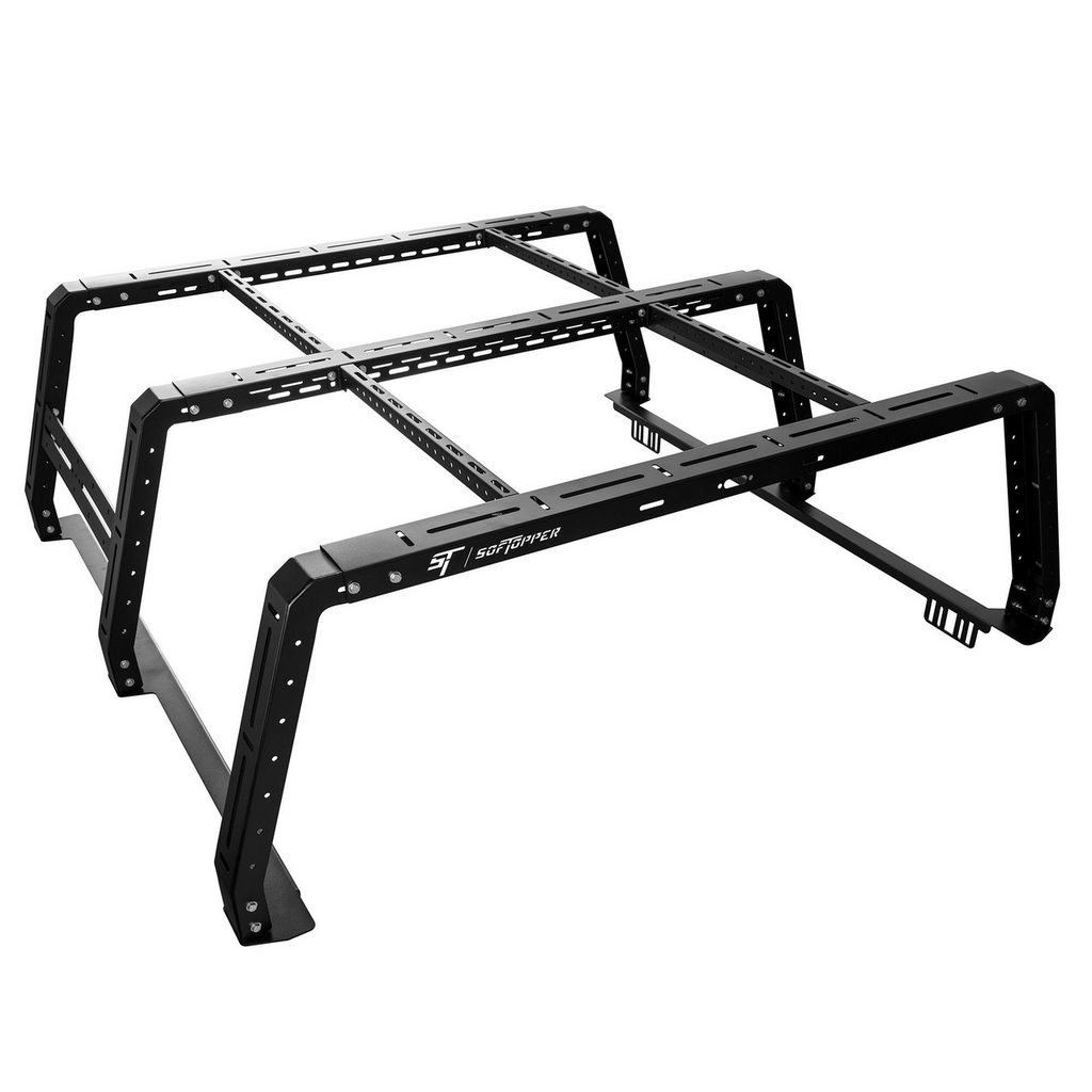 Top View of the SofTopper Exo Truck Bed Rack