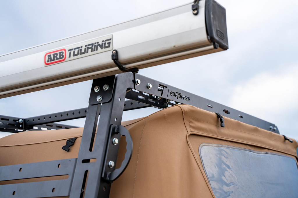 SofTopper Exo Truck Bed Rack With Mounted Awning