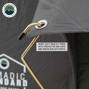 spring rods on the windows of ovs nomadic extended 3 rooftop tent