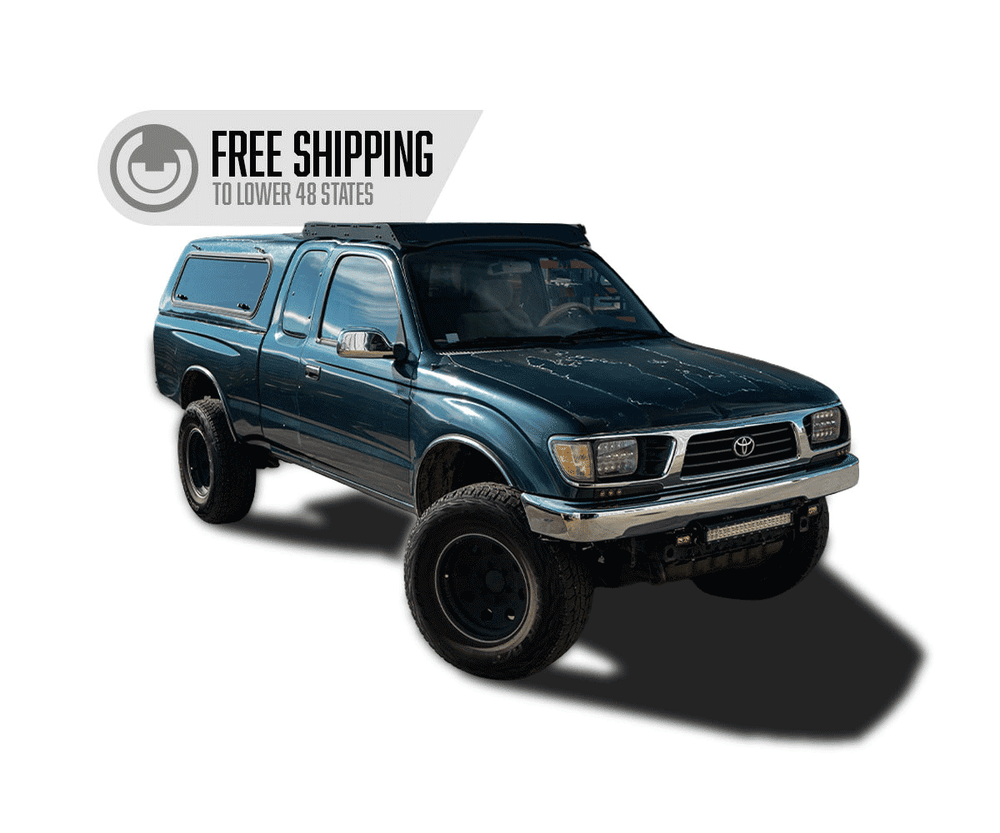 Toyota Tacoma Original Prinsu Xtra Cab Rack 1995-2004 installed hero shot
