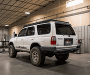 Prinsu Pro Toyota 4Runner two-part side rail with reinforced top bend construction detail