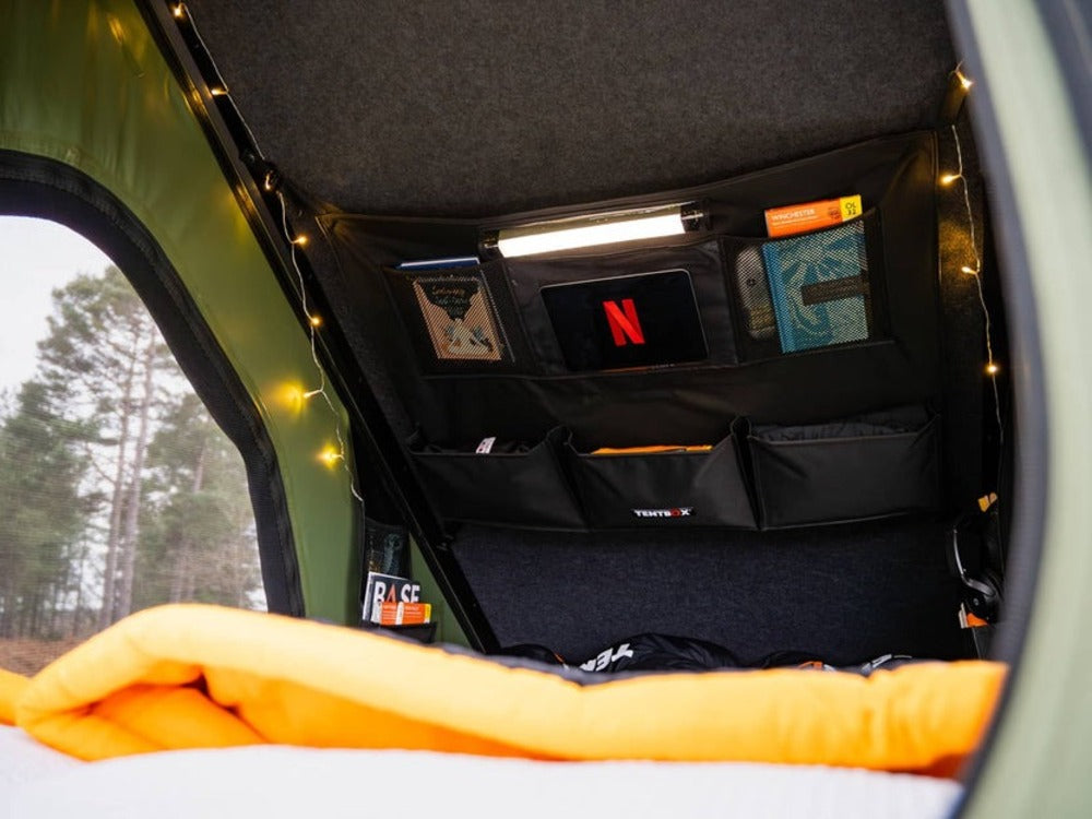 TentBox Cargo 2.0 Interior Pouches And LED Light Bar