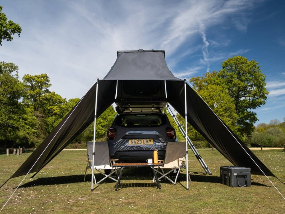 TentBox Cargo 2.0 Tunnel Awning Front View