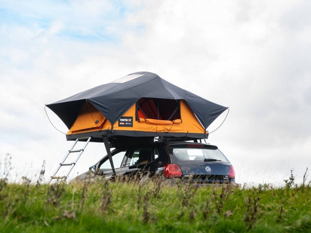 Rear View Of The Mounted TentBox Lite 2.0 WIth A Rainfly