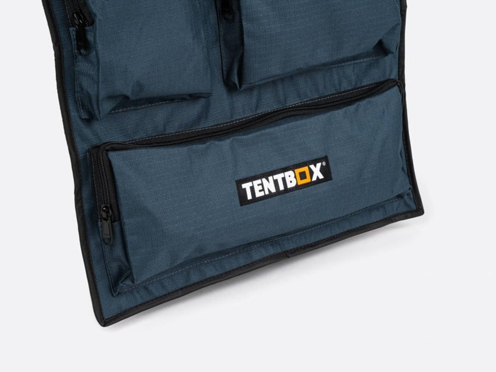 TentBox Utility Pockets Zippers