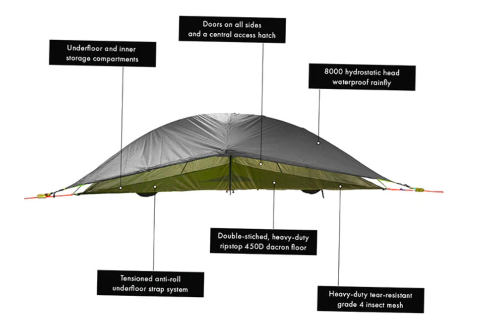 Tentsile Safari Vista 3 Person 3-in-1 Tree Tent Fabric