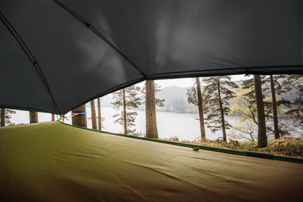 View From The Inside Of The Tentsile Safari Vista 3 Person 3-in-1 Tree Tent