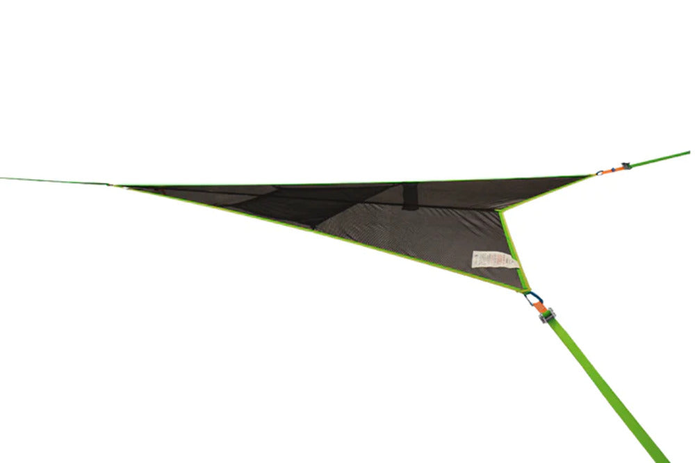 Side View Of The Tentsile T-Mini Green 2 Person Camping Hammock