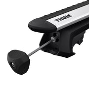 Close Up Side View Of The Thule WingBar EVO Cross Bars