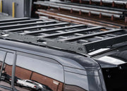 T-track load bars on Backwoods DRIFTR roof rack for Toyota Land Cruiser 250