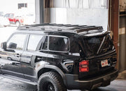 Side profile of DRIFTR LC250 roof rack