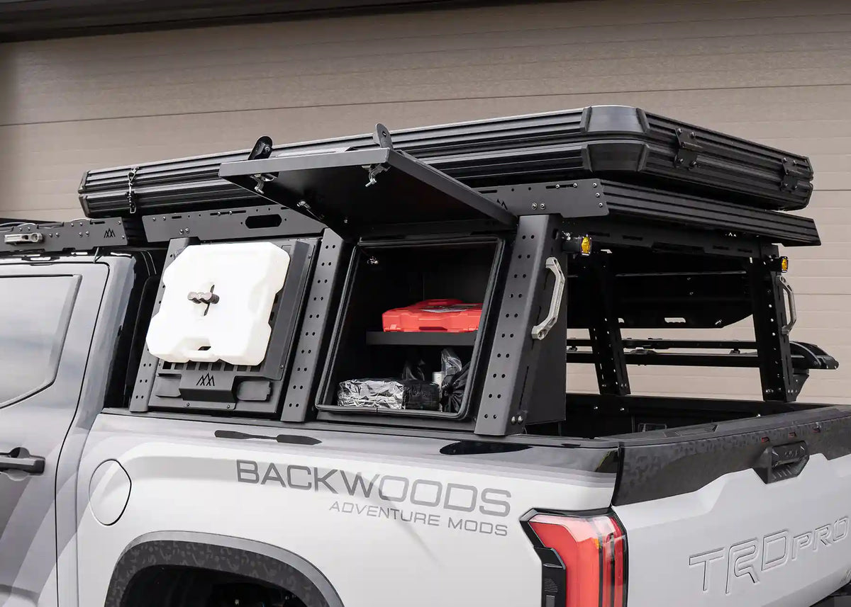 Backwoods Tundra Bed Rack Storage Box | Aluminum | ORT – Off Road