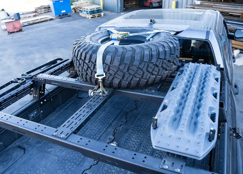 Toyota Tundra Mid-Height Bed Rack modular mounting system