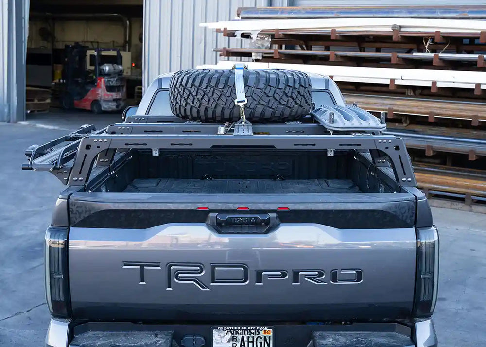 Toyota Tundra Mid-Height Low-Profile Bed Rack cab height