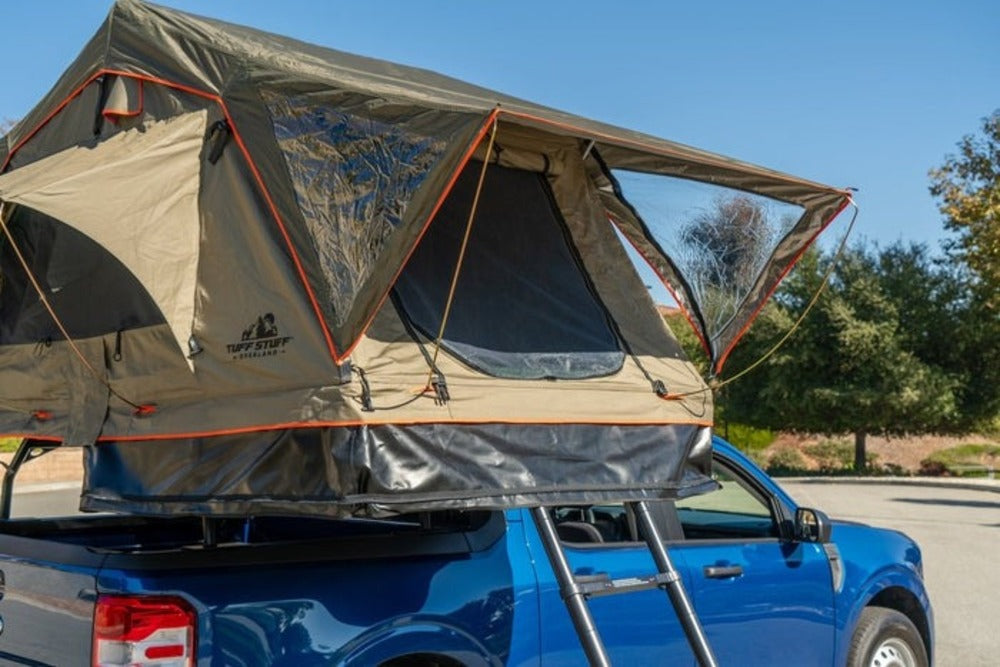 Tuff Stuff Trailhead Pro Roof Top Tent Entrance
