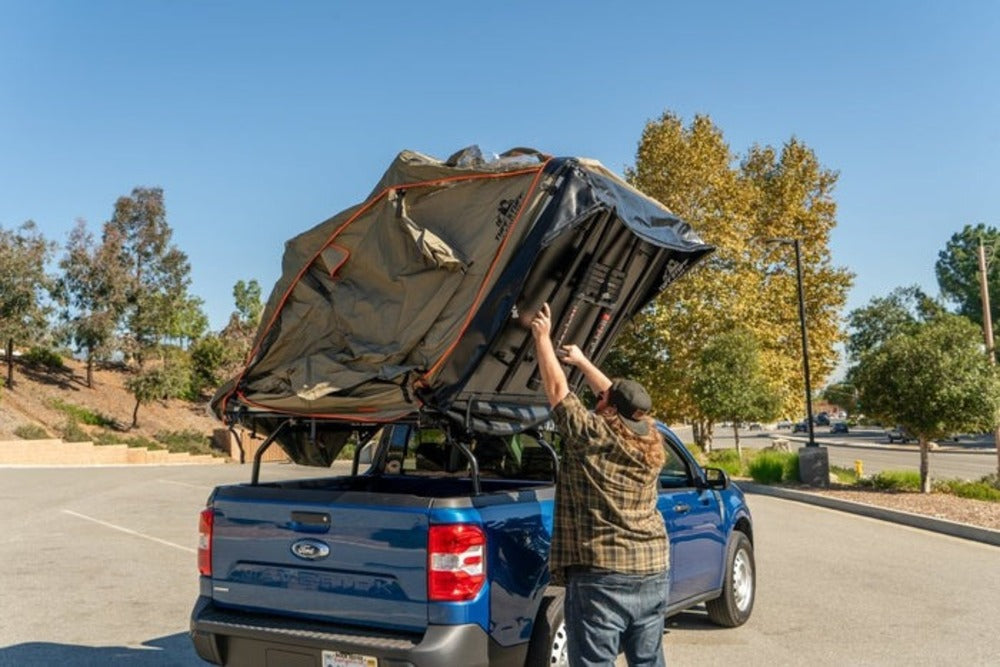 Tuff Stuff Trailhead Pro Roof Top Tent Packing Up