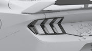 2024-Current Ford Mustang Dry Carbon Taillight Cover