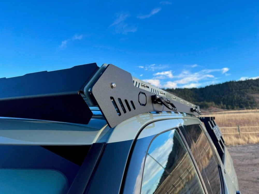 upTOP Overland Alpha CrewMAX Toyota Tundra Roof Rack Close Up View