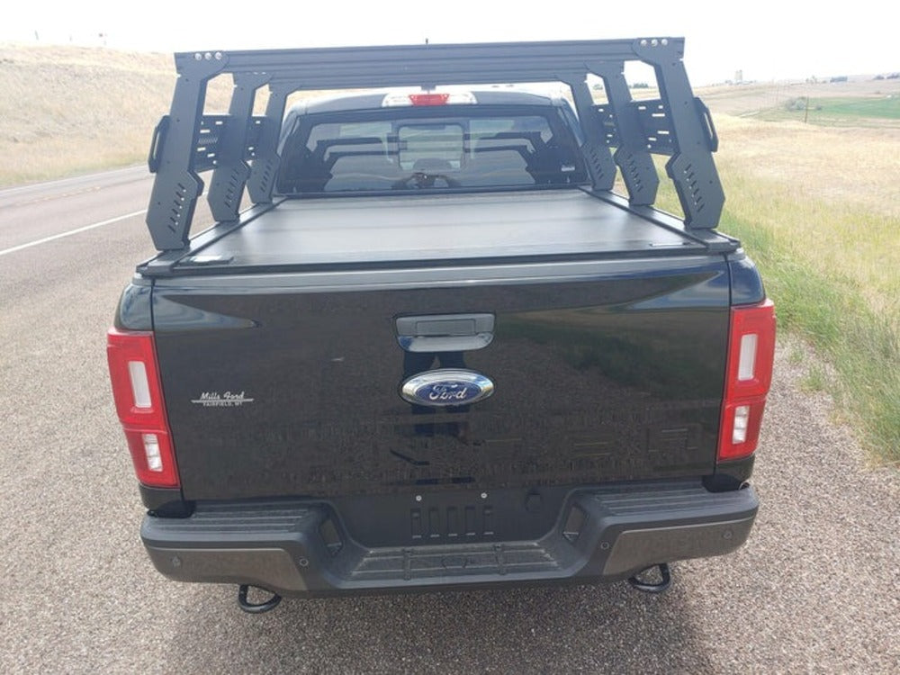 upTOP Overland Retrax TRUSS Ford Ranger Bed Rack Back Side