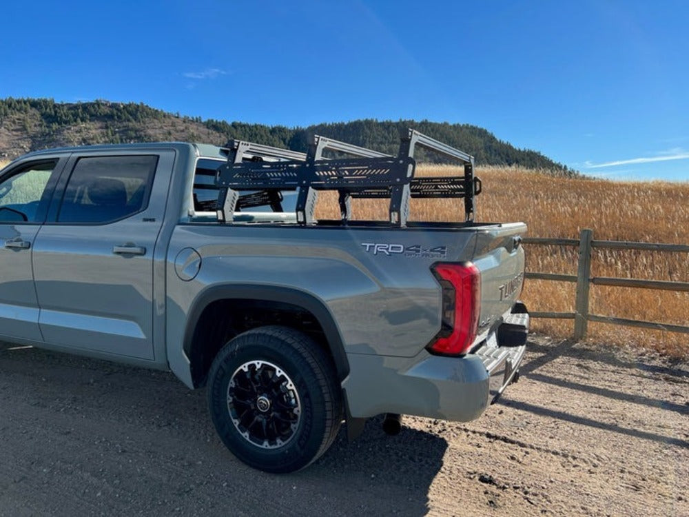 upTOP Overland TRUSS AFS Bed Rack Mounted Side View