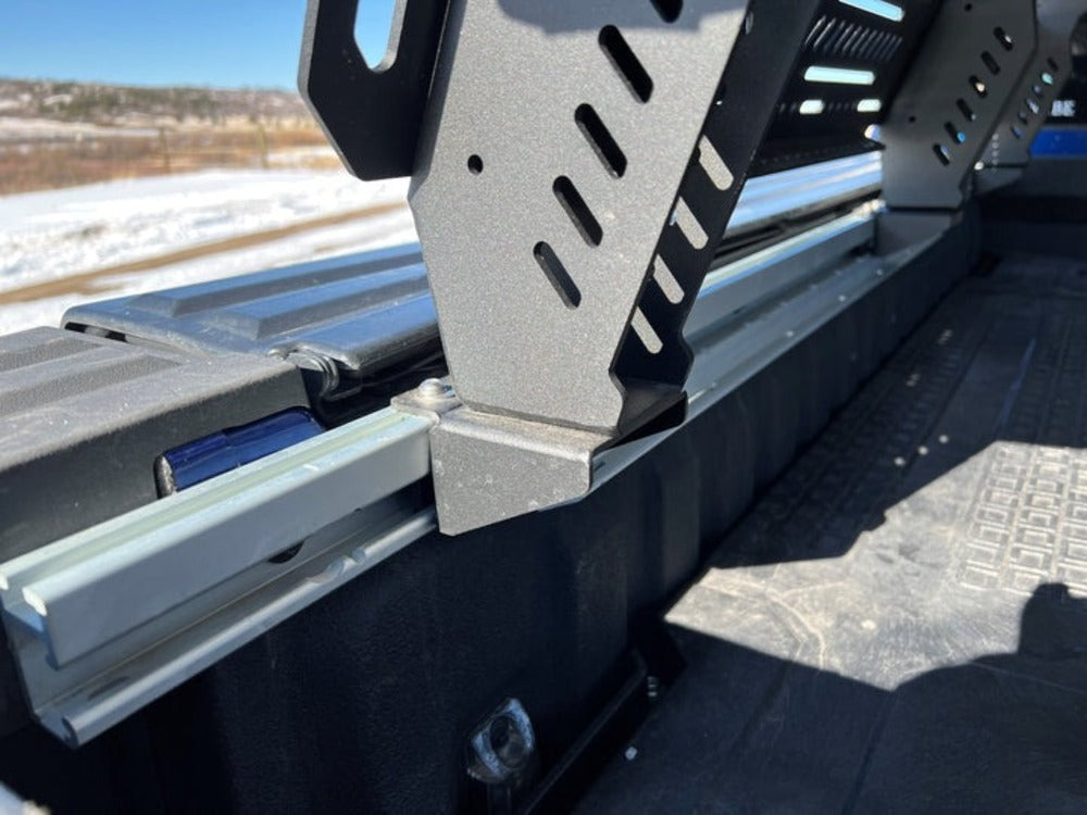 upTOP Overland TRUSS RamBox Compatible Bed Rack Close Up