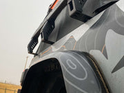 Underside View Of The Mounted upTOP Overland TRUSS Soft Top Compatible Bed Rack