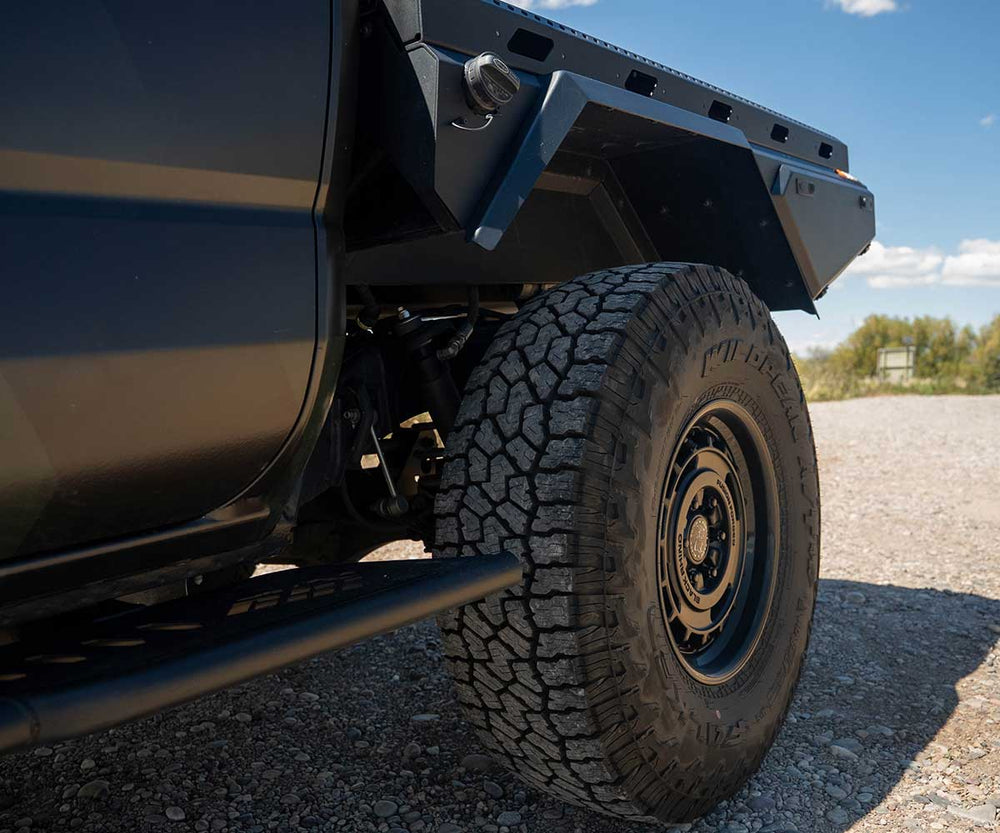 upTOP Ute 70 weatherproof rear drawer pulled out showing 10 cu ft capacity
