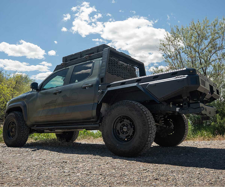 upTOP Ute 70 Modular Tray Bed installed on 4th Gen Toyota Tacoma hero shot