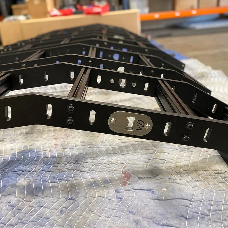 Side View Of The Westcott Designs Toyota Sequoia Rear Hatch Ladder With Integrated Bottle Openers