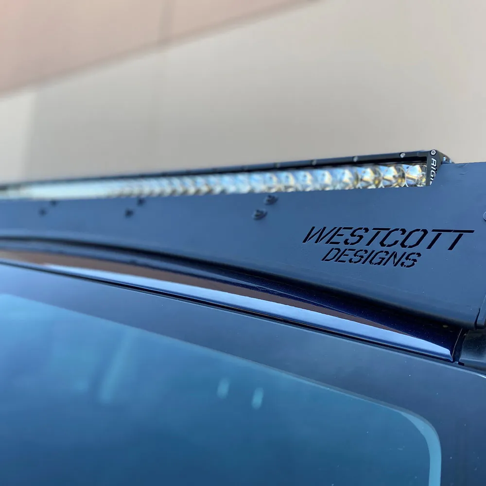 Close Up View Of The Westcott Designs 4Runner Roof Rack Wind Diffuser 