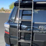 Front View Of The Westcott Designs 5th Gen 4Runner Rear Hatch Ladder Mounted On A 4Runner
