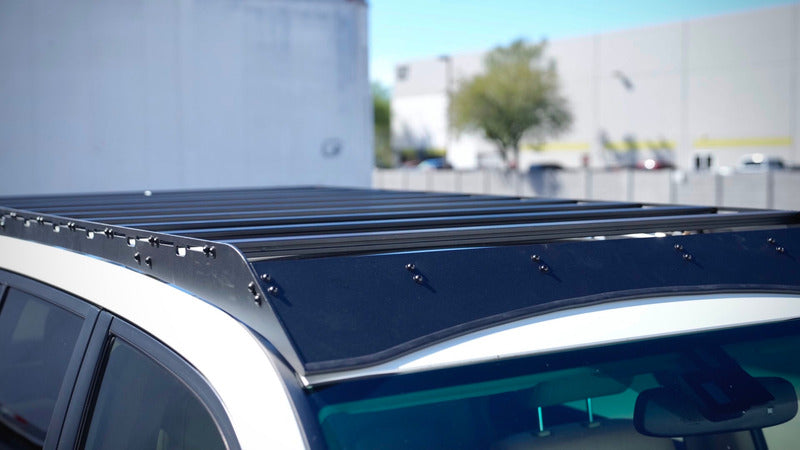 Westcott Designs Land Cruiser 200 Roof Rack Wind Deflector Close Up 