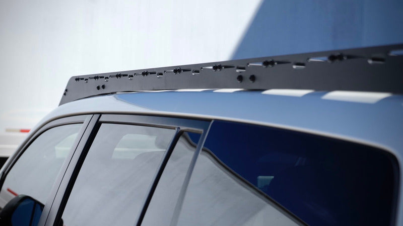Close Up Side View Of The Westcott Designs Land Cruiser 200 Roof Rack
