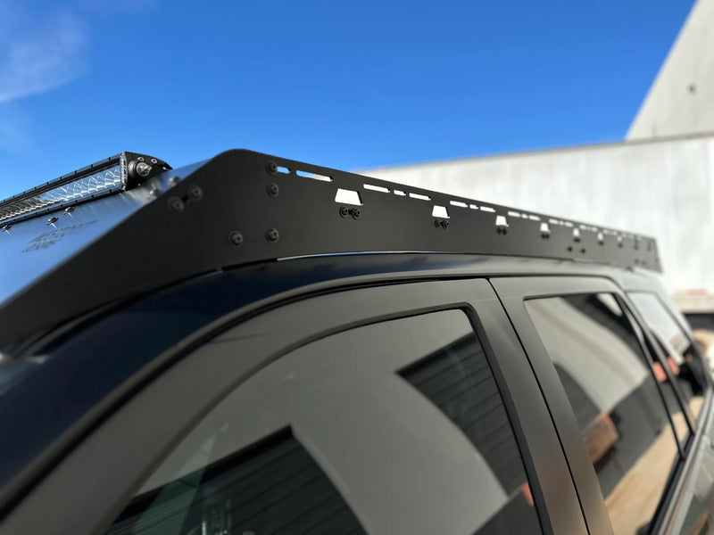 Close Up Side View Of The Westcott Designs Toyota Sequoia Modular Roof Rack