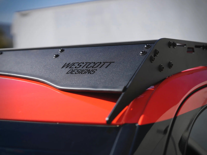 Westcott Designs Toyota Sequoia Modular Roof Rack Wind Deflector With Logo