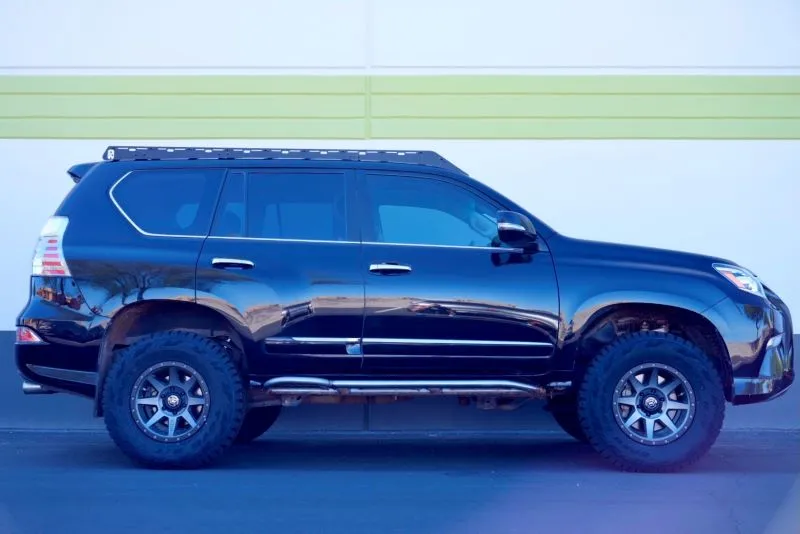 Side View Of The Westcott Designs Lexus GX460 Modular Roof Rack