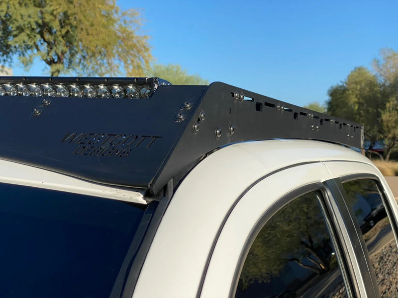 Westcott Designs Tacoma Roof Rack Wind Deflector Close Up