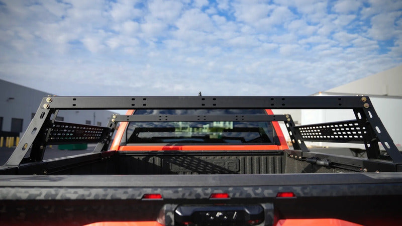 Bac Side Of The Westcott Designs Toyota Tundra Bed Rack Mounted On A Tundra