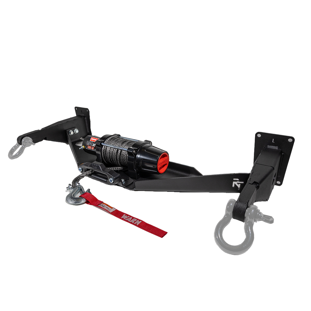 RalliTEK Hidden Winch Mount with Warn VRX 45-S Winch