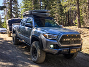 Cali Raised LED 25 Degree Rock Sliders For Toyota Tacoma 2005-2020
