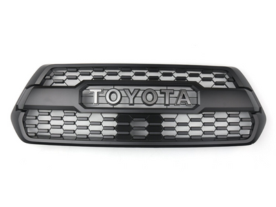 Cali Raised LED Grille Guard For Toyota Tacoma Faux TRD Pro 2016-2020
