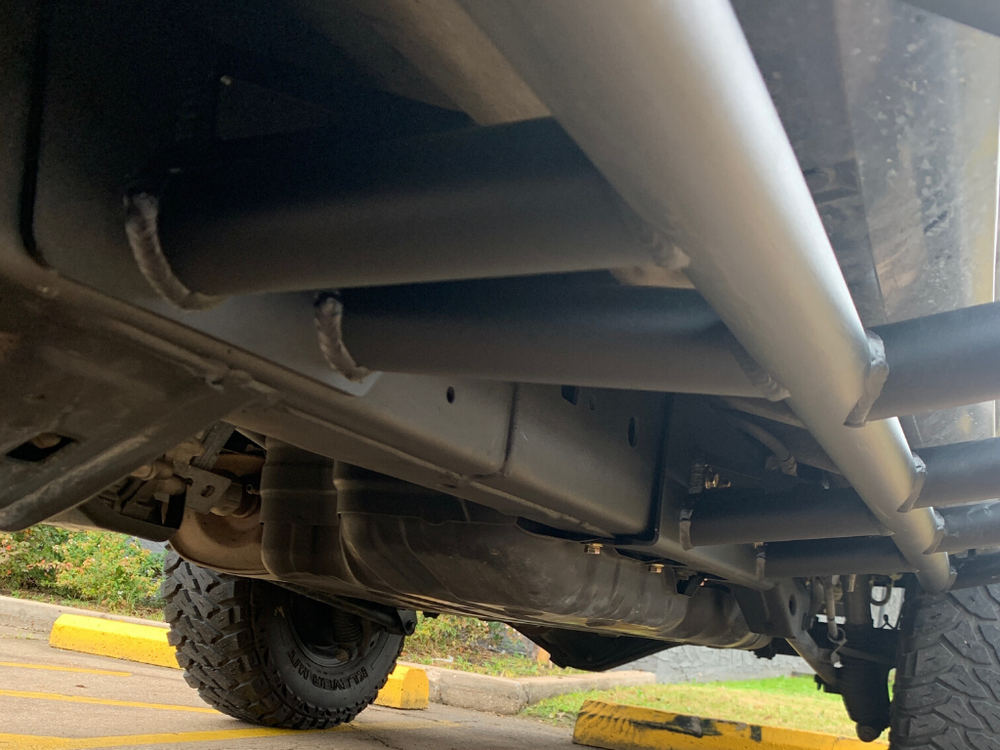 Cali Raised LED 20 Degree Bolt On Rock Sliders For Toyota 4Runner 2003-2009